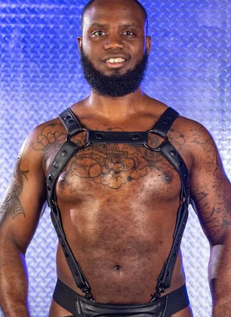 Mr. S Leather Crossbow Body Harness Black Small / Medium