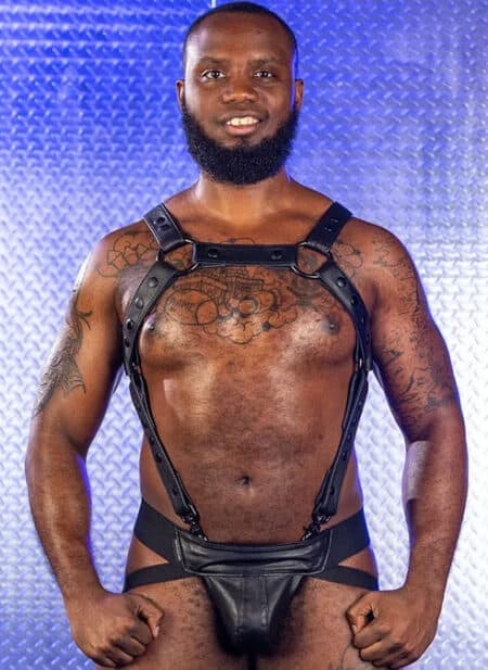 Mr. S Leather Crossbow Body Harness Black Small / Medium