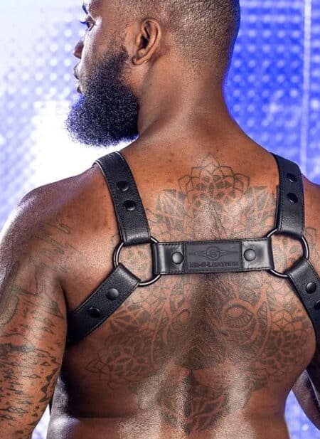 Mr. S Leather Crossbow Body Harness Black Small / Medium
