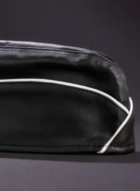 Mr. S Leather Garrison Cap Piped