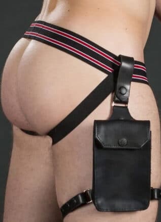 Mr. S Leather Jockstrap Holster Harness Black