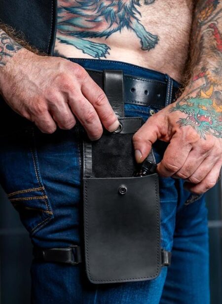 Mr. S Leather Jockstrap Holster Harness Black