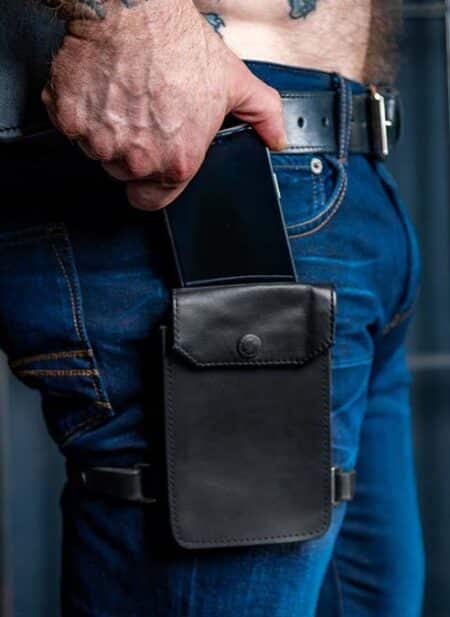 Mr. S Leather Jockstrap Holster Harness Black