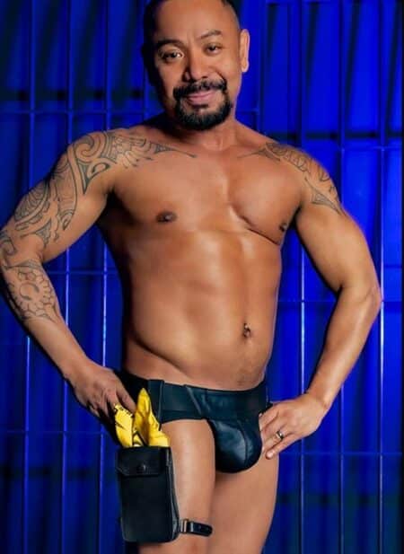 Mr. S Leather Jockstrap Holster Harness Black