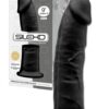 SILEXD Silicone Dildo Black 7,5 inch