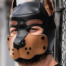 Leather Puppy Hoods