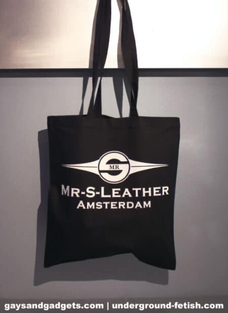 Mr. S Amsterdam Canvas Tote Black 41 x 38 cm