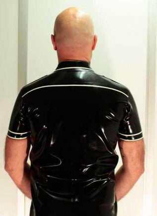 Rubber Police Shirt Extra small