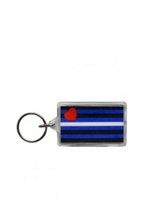 Leather Pride Keyring