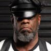Mr. S Leather Biker Cap with Matte Brim 7 1/2 ~ 60 cm