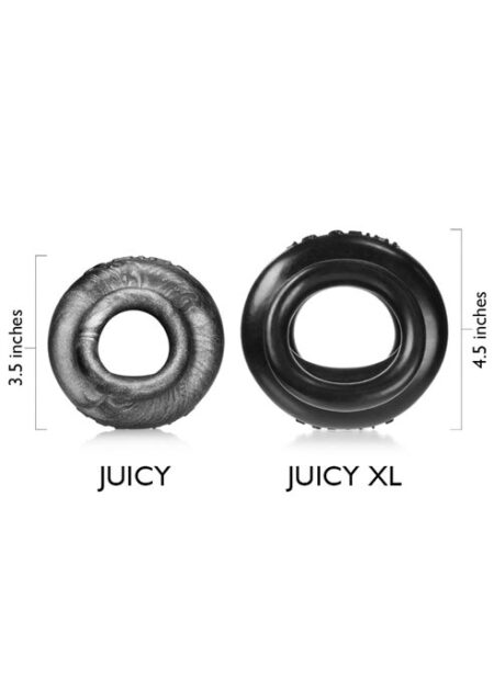 Oxballs Juicy Cock Ring Silicone Black