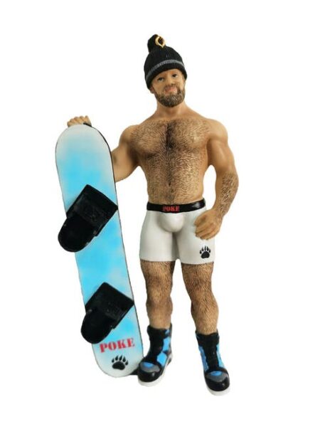 December Diamonds Poke The Bear Snowboard Bear
