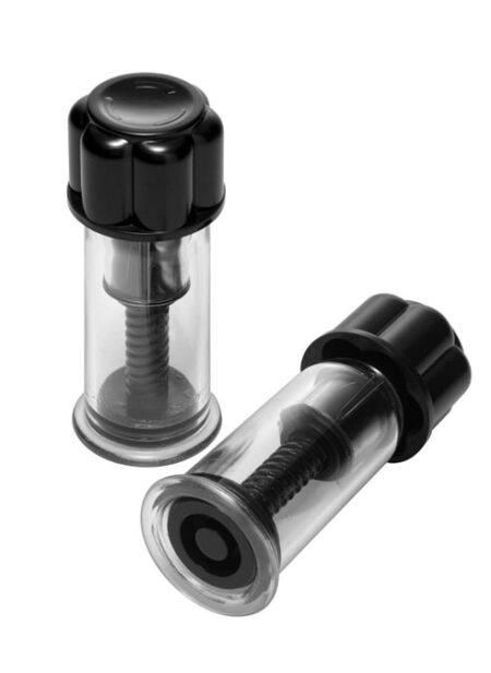 Master Series Black Maxxx Powerful Twist Nipple Suckers Black