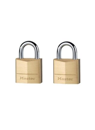 MasterLock 20 mm Solid Brass Padlock 2-pack