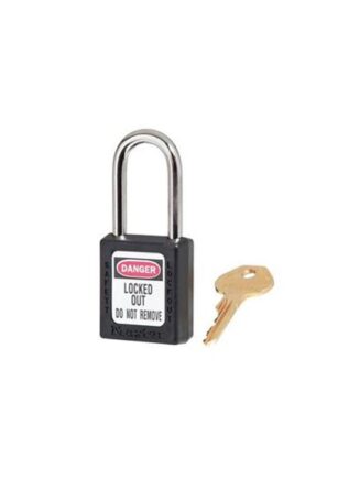 MasterLock 38 mm Dielectric Thermoplastic Padlock Black