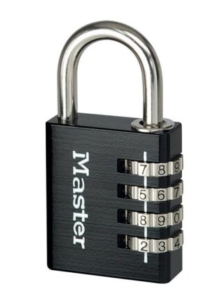 MasterLock 40 mm Combination Padlock Black