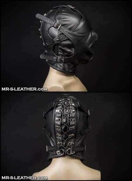 Mr. S Leather Asylum Hood Black
