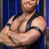 Mr. S Leather Bicepband 1.25" Black Small