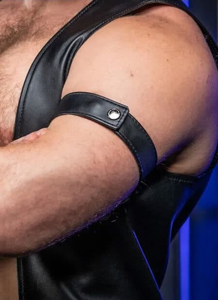 Mr. S Leather Bicepband 1.25" Black Small