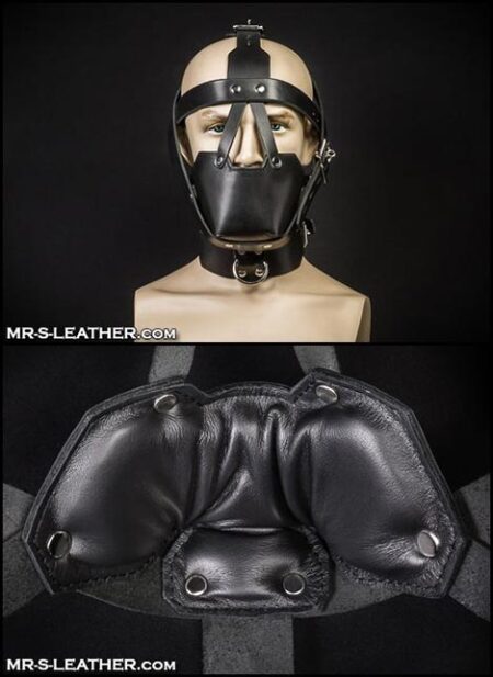 Mr. S Leather Head Harness Muzzle Padded with Locking Buckles