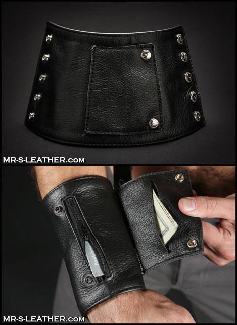 Mr. S Leather Heavy Duty Wrist Cuff & Wallet
