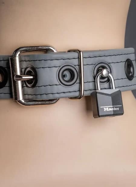 Mr. S Leather Puppy Collar Black