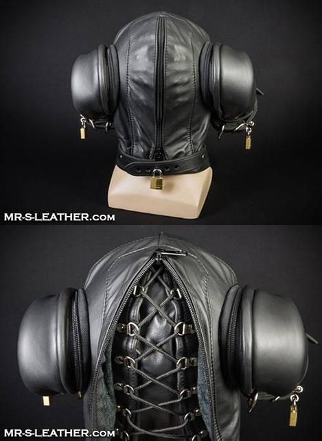Mr. S Leather Scream Hood Large.