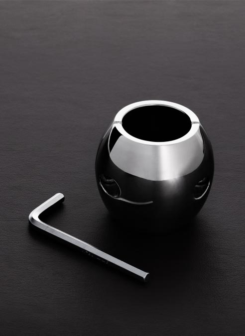 Bondage Ball Stretcher, Magnetic Ball Weights, Testicle Stretcher  (Stainless Steel) 55MM