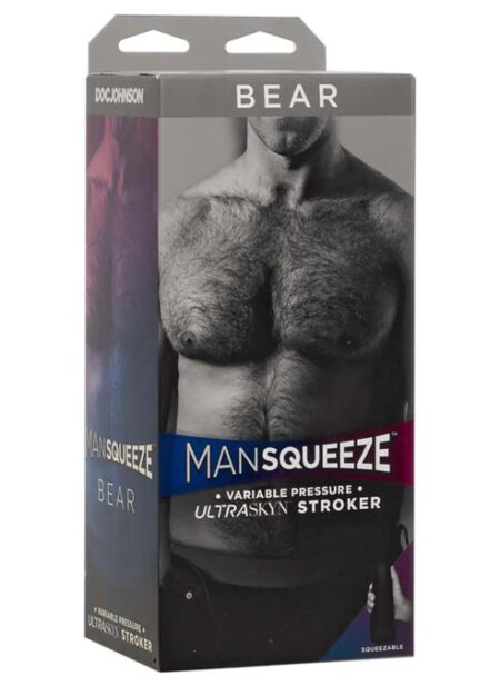 Man Squeeze Variable Pressure Stroker Bear
