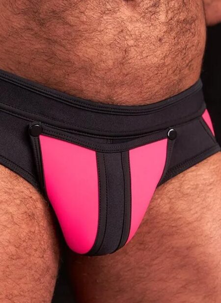 Mr. S Neo All Access Brief Pink XXL