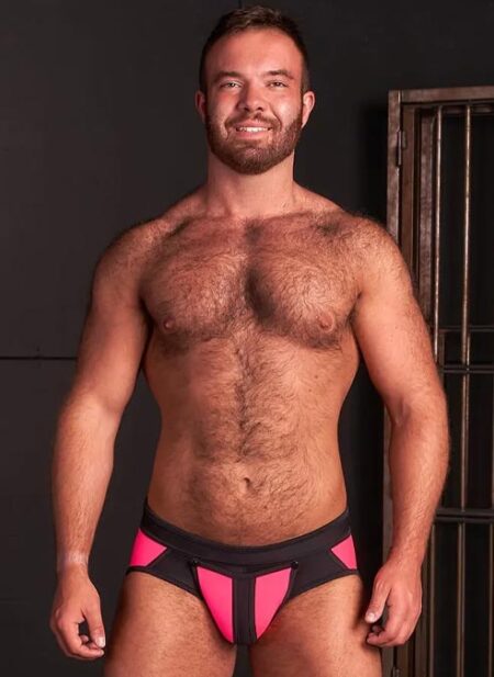 Mr. S Neo All Access Brief Pink XXL