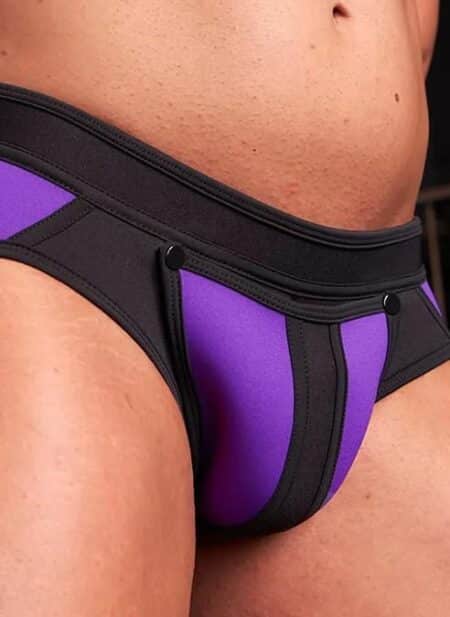 Mr. S Neo All Access Brief Purple XXL