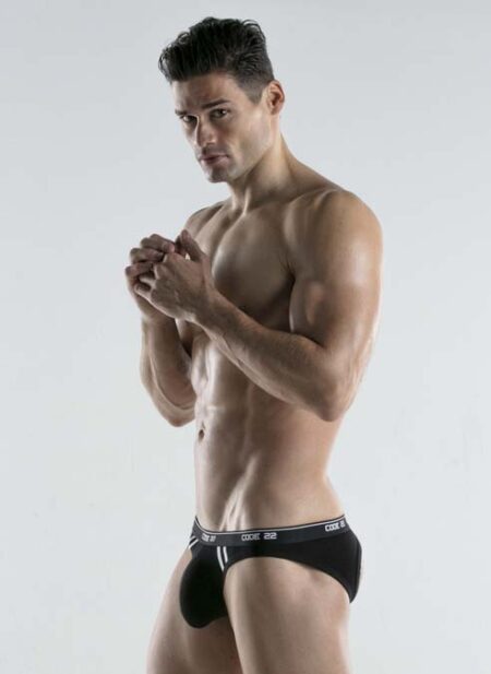 CODE 22 Thrust Bottomless Brief Black Extra large