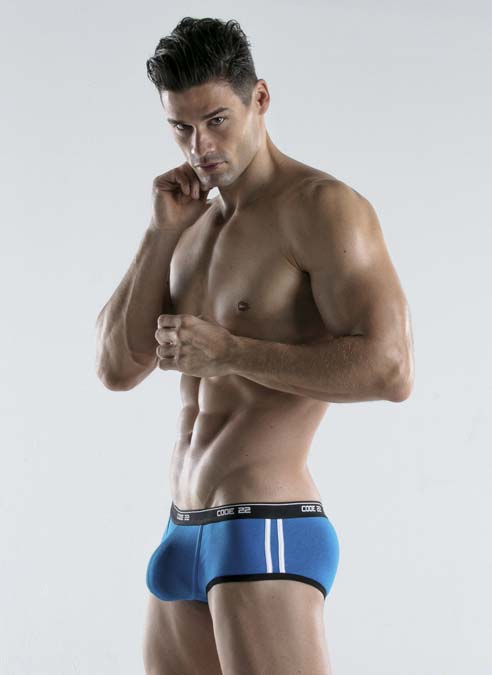 CODE 22 Thrust Boxer Steel blue Extra large