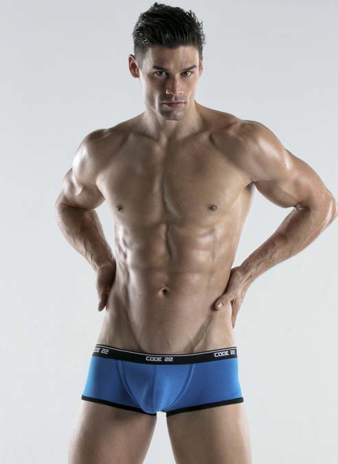 CODE 22 Thrust Boxer Steel blue Extra large