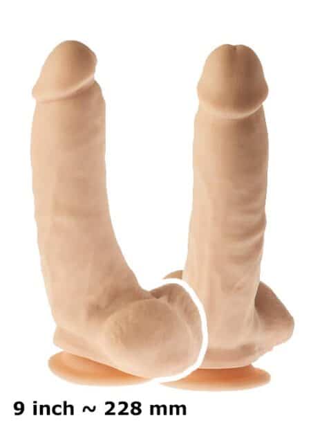 Champs Fatty Dildo with Balls 9 inch ~ 228 mm