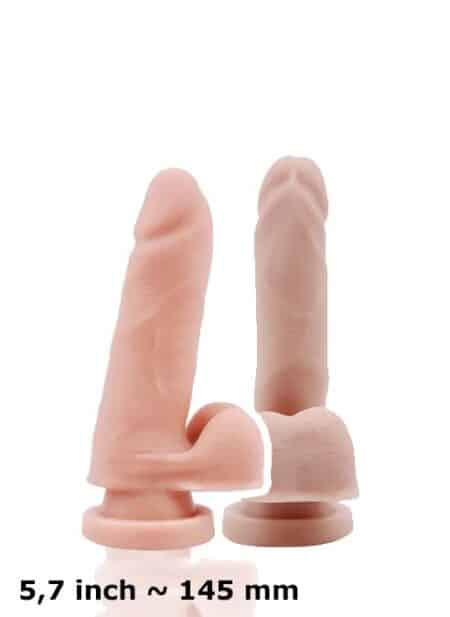 Champs Hunky Dual Density Dildo with Balls 8 inch ~ 203 mm