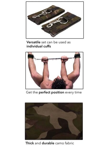Colt Camo Spread 'Em Spreader Bar and Restraints