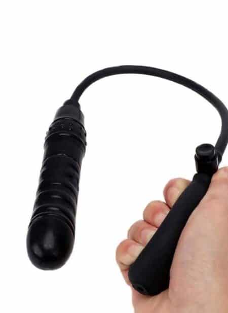 Inflatable Rubber Textured Dildo