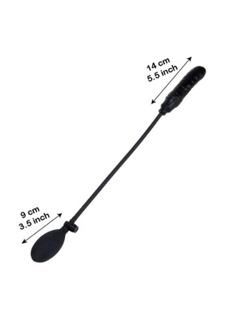 Inflatable Rubber Textured Dildo