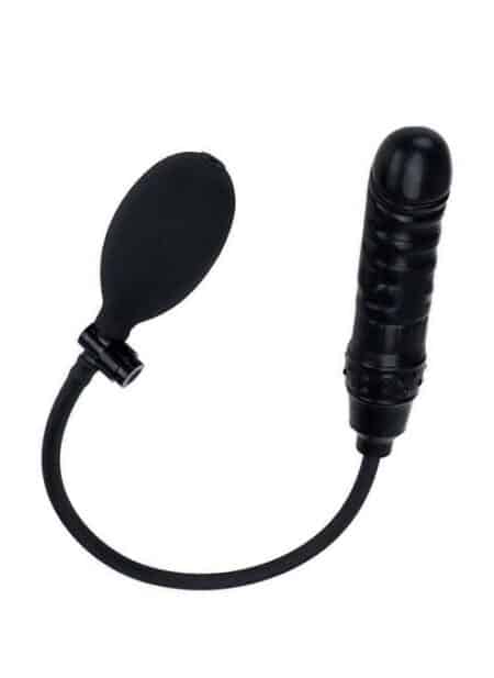 Inflatable Rubber Textured Dildo