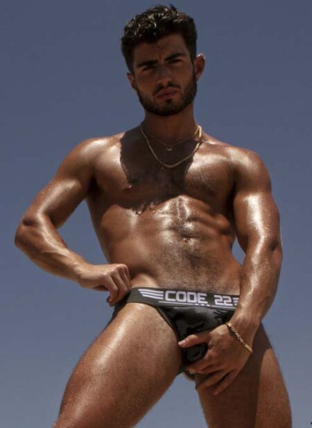 CODE 22 Army Jockstrap Grey Camo Extra large