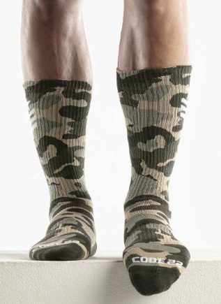 CODE 22 Military Socks Camo One Size