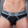 Jock by Mr. S Ribbed Sports Brief Black Large