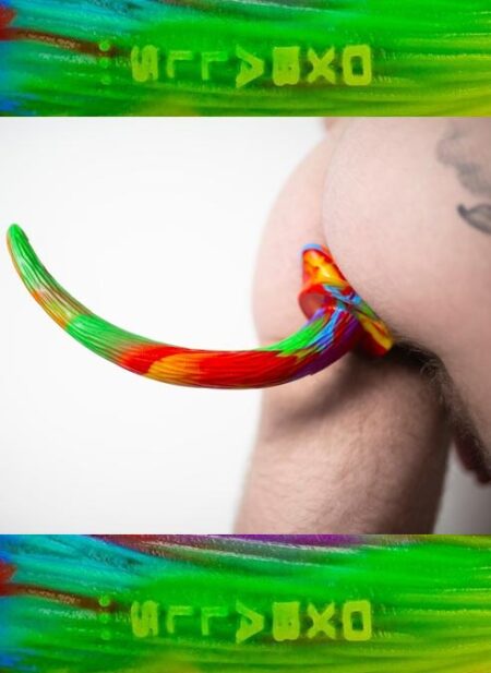 Oxballs Purebred Puppy Tail Silicone Tie-Dye Pug (S)