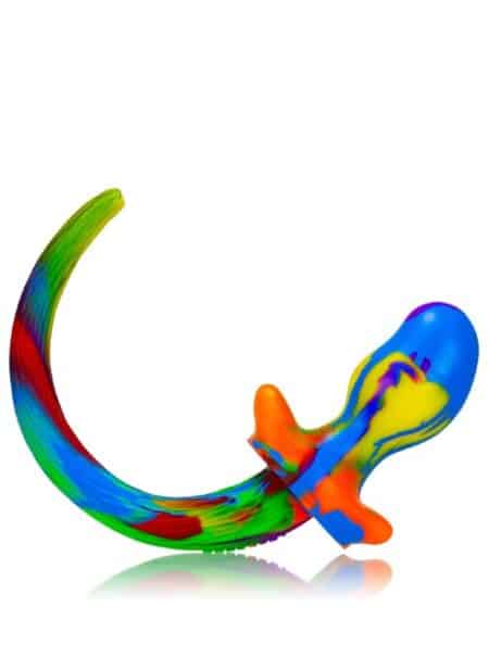 Oxballs Purebred Puppy Tail Silicone Tie-Dye Pug (S)