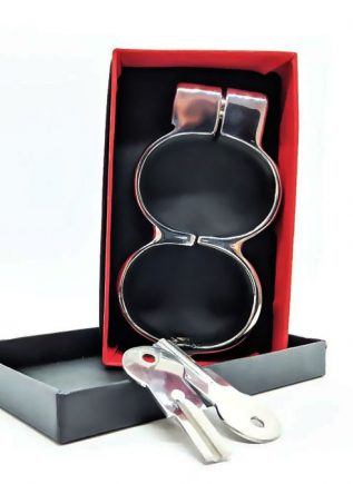 Stainless steel Irish Handcuffs Large