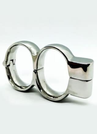 Stainless steel Irish Handcuffs Large