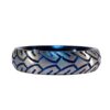 Black Label Blue Racer Stainless Steel Cock Ring 40 mm