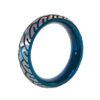 Black Label Blue Racer Stainless Steel Cock Ring 40 mm